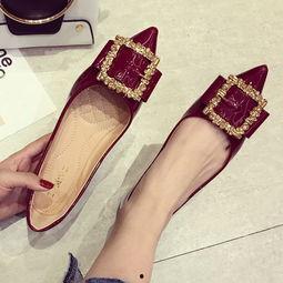 网红平底防滑单鞋女,平底防滑单鞋，女生时尚出行新选择